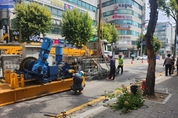 간 큰 건설사, 평택시청 인근에서 '배짱공사'